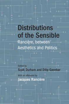 Paperback Distributions of the Sensible: Rancière, Between Aesthetics and Politics Book