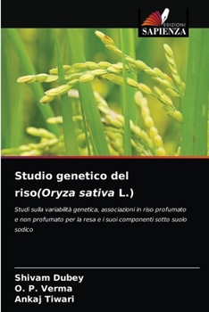 Paperback Studio genetico del riso(Oryza sativa L.) [Italian] Book