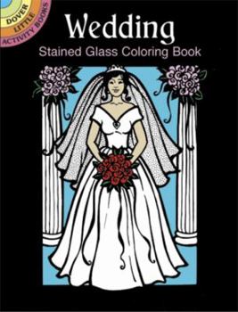Paperback Wedding Stained Glass Coloring Book