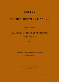 Paperback Inscriptiones Aquitaniae Et Lugdunensis [Latin] Book