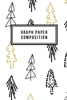 Paperback Graph Paper Composition: Graph Paper 6" x 9" Holly Jolly Quad Ruled 4x4, Grid Paper for school student, office, kids Notebooks Book