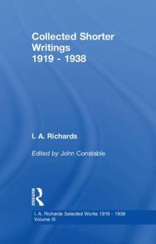 Paperback Collected Shorter Writings, Volume 9 Book