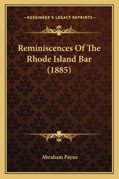 Reminiscences of the Rhode Island Bar