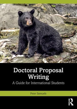 Paperback Doctoral Proposal Writing: A Guide for International Students Book