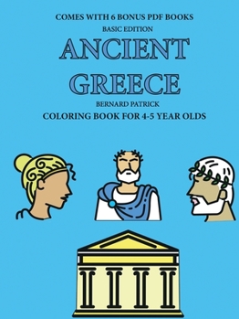 Paperback Coloring Book for 4-5 Year Olds (Ancient Greece) Book