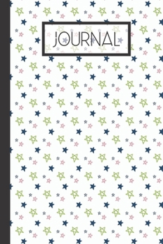 Paperback Journal: Winter Stars Lined 120 Page Journal (6"x 9") Book