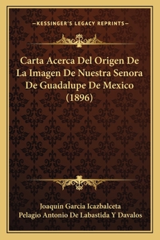 Paperback Carta Acerca Del Origen De La Imagen De Nuestra Senora De Guadalupe De Mexico (1896) [Spanish] Book