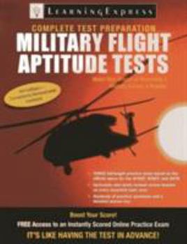 Paperback Military Flight Aptitude Tests Book