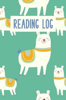 Paperback Reading Log: Easy to Use Layout for Kids of All Ages to Chart Summer and School Book Progress Cute Llama Pattern Cover Design Book