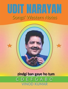 Paperback Udit Narayan Songs' Western Notes Book