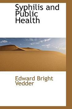 Hardcover Syphilis and Public Health Book