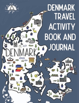 Paperback Denmark Travel Activity Book and Journal Book