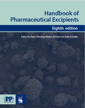 Hardcover Handbook of Pharmaceutical Excipients Book
