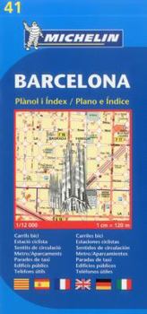 Map Michelin Map Barcelona #41 (Maps/City (Michelin)) Book