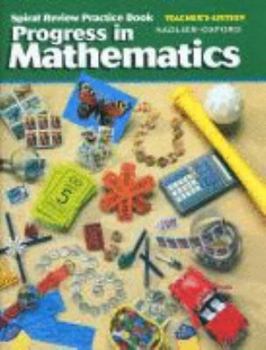 Paperback Progress in Mathematics, Grade 3, Spiral Review Practice Book, Teacher's Edition Book