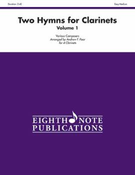 Paperback Two Hymns for Clarinets, Vol 1: Score & Parts Book