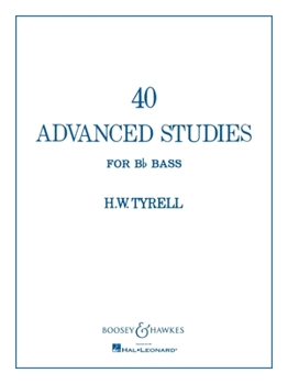 Paperback 40 Advanced Studies for Bb Bass/Tuba (B. C. ) Book