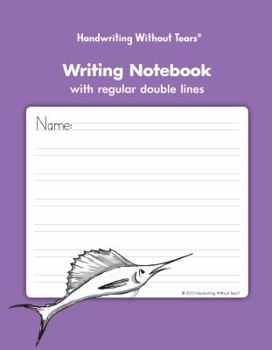 Paperback Handwriting Without Tears Writing Notebook with regular double lines Book