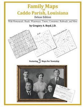 Paperback Family Maps of Caddo Parish, Louisiana Book