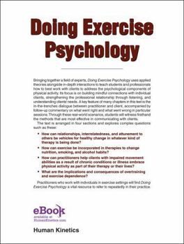 Hardcover Doing Exercise Psychology Book