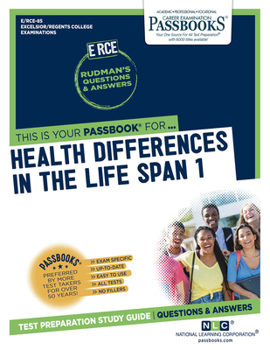 Paperback Health Differences Across the Life Span 1 (Rce-85): Passbooks Study Guide Volume 85 Book