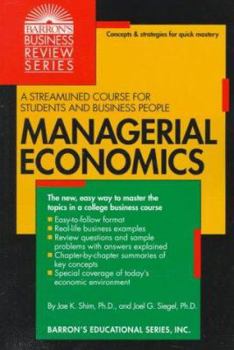 Paperback Managerial Economics Book