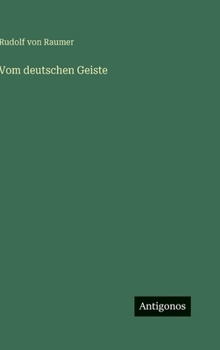 Hardcover Vom deutschen Geiste [German] Book