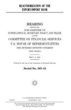 Reauthorization of the Export-Import Bank