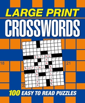 Paperback Large Print Crosswords [Large Print] Book