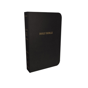 Bonded Leather KJV, Thinline Reference Bible, Bonded Leather, Black, Indexed, Red Letter Edition Book