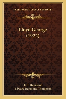 Paperback Lloyd George (1922) Book