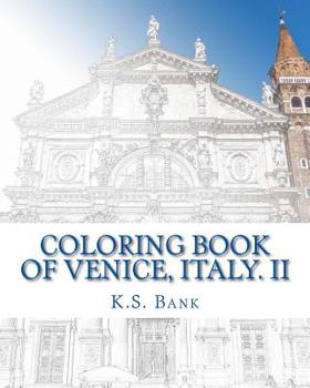 Paperback Coloring Book of Venice, Italy. II Book