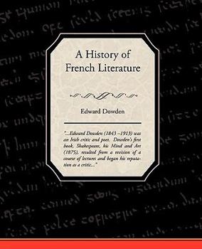 Paperback A History of French Literature Book