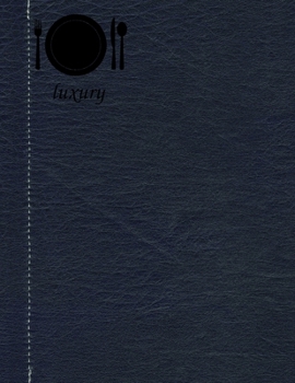 LUXURY: 8.5x 11 ,200 pages RESERVATION planne, Perfect for any restaurant, a cafe, pizza parlor, breakfast, lunch, or dinner