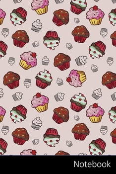 Notebook: Cake, Cupcake, Dolci, Dessert agenda / quaderno delle annotazioni / diario / libro di scrittura / taccuino / carnet /  zibaldone - 6 x 9 ... x 22,86 cm), 150 pagine, superficie lucida.