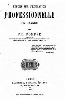 Paperback Etudes sur l'éducation professionelle en France [French] Book