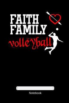 Paperback Faith Family Volleyball Book