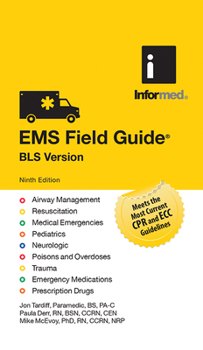Spiral-bound EMS Field Guide, BLS Version Book
