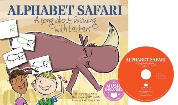 Hardcover Alphabet Safari: A Song about Drawing with Letters Book
