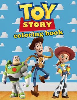 Paperback Toy Story Coloring Book: Disney Pixar Activity Book for Kids (40 Illustrations) Book