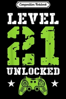 Composition Notebook: Level 8 Unlocked Dabbing Gamer Boy Funny 8th Birthday Gift  Journal/Notebook Blank Lined Ruled 6x9 100 Pages