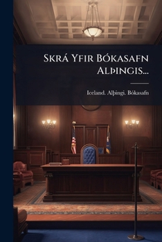 Paperback Skrá Yfir Bókasafn AlÞingis... [Danish] Book