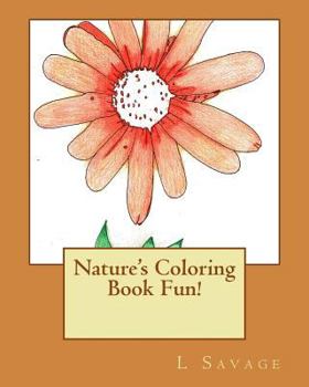 Paperback Nature's Coloring Book Fun! Book