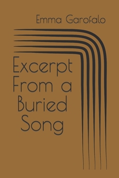 Paperback Excerpt From a Buried Song Book