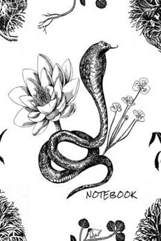Notebook: Black & White Snake - Journal for writing I Composition Book I Blank paper with integrated page numbers l Narrow Ruled I Diary  I 120 Pages I "6x9" I A5 I  Soft Cover
