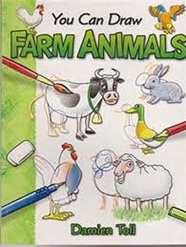 Paperback You Can Draw FARM ANIMALS Book