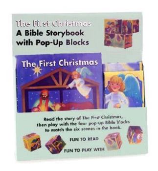 Paperback The First Christmas [With Pop-Up Story Blocks] Book