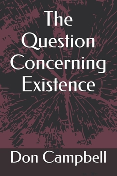 Paperback The Question Concerning Existence Book
