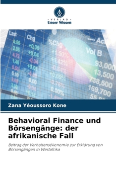 Paperback Behavioral Finance und Börsengänge: der afrikanische Fall [German] Book