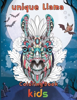 Paperback unique Llama Coloring Book kids: 8.5''x11''/Llama Coloring Book